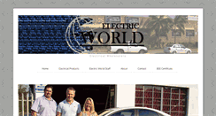 Desktop Screenshot of electricworld.co.za